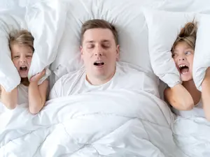 Do dads always snore?