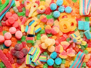 How did the candy rescue the person lost at sea?
