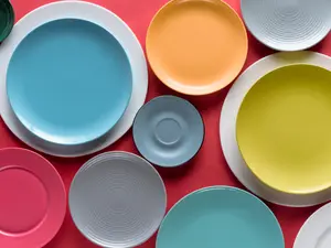 What did one plate say to the other?