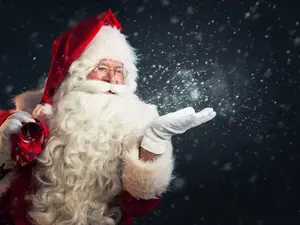 What did Santa say to inspire Rudolph to join his sleigh?