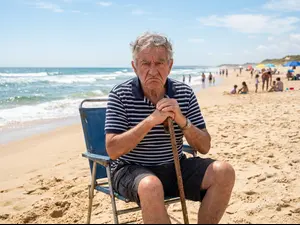 What did the kid say after a full beach day?