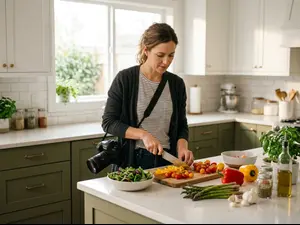 What do photographers cook?