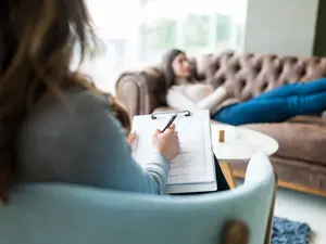 Where can a therapist always find a new client?