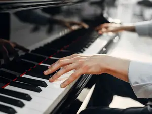 Where does a pianist go on vacation?
