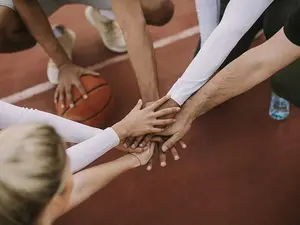 Why can't basketball players go on vacation?