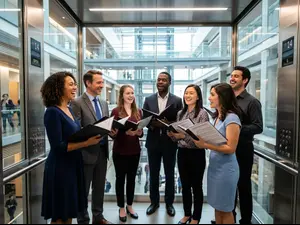 Why did the choir love the elevator?