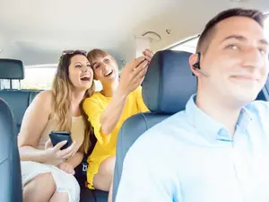 Why did the man give up being a taxi driver?