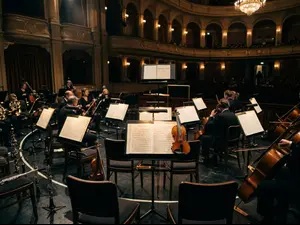 Why did the vampire join the orchestra?